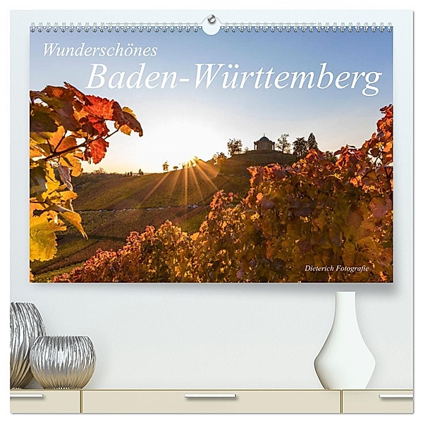 Wunderschönes Baden-Württemberg (hochwertiger Premium Wandkalender 2025 DIN A2 quer), Kunstdruck in Hochglanz, Calvendo, Werner Dieterich