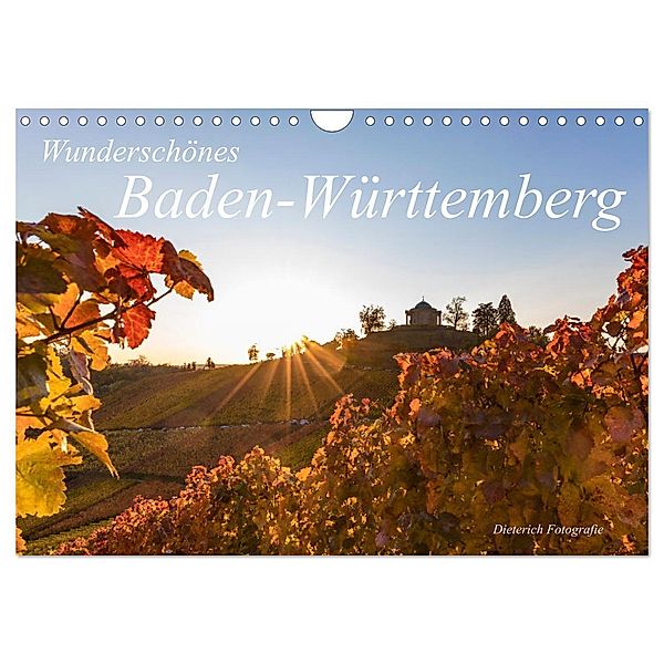 Wunderschönes Baden-Württemberg (Wandkalender 2024 DIN A4 quer), CALVENDO Monatskalender, Werner Dieterich