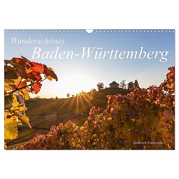 Wunderschönes Baden-Württemberg (Wandkalender 2024 DIN A3 quer), CALVENDO Monatskalender, Werner Dieterich