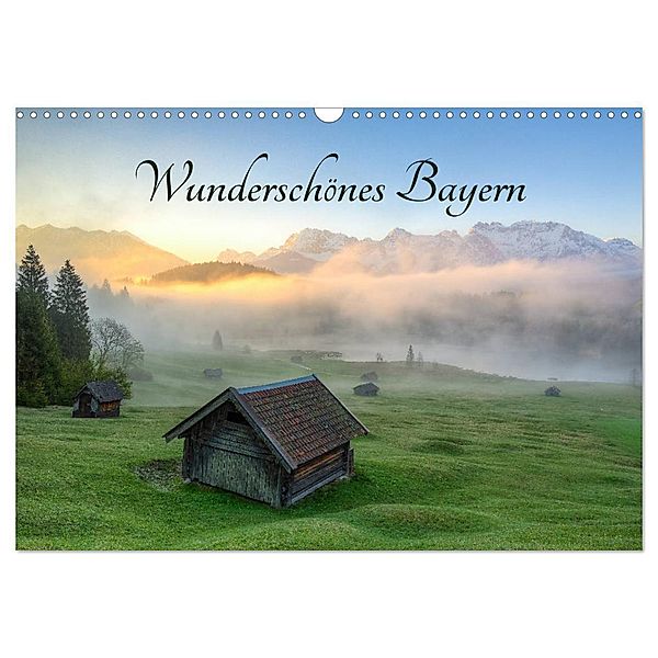Wunderschönes Bayern (Wandkalender 2025 DIN A3 quer), CALVENDO Monatskalender, Calvendo, Michael Valjak