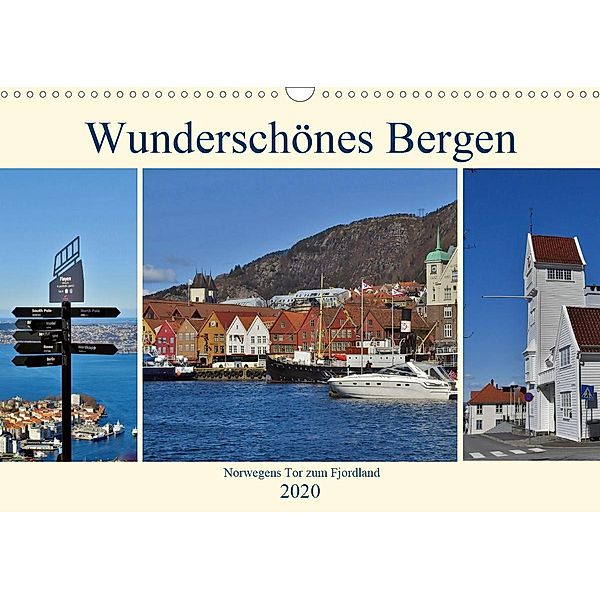 Wunderschönes Bergen. Norwegens Tor zum Fjordland (Wandkalender 2020 DIN A3 quer), René Schaack