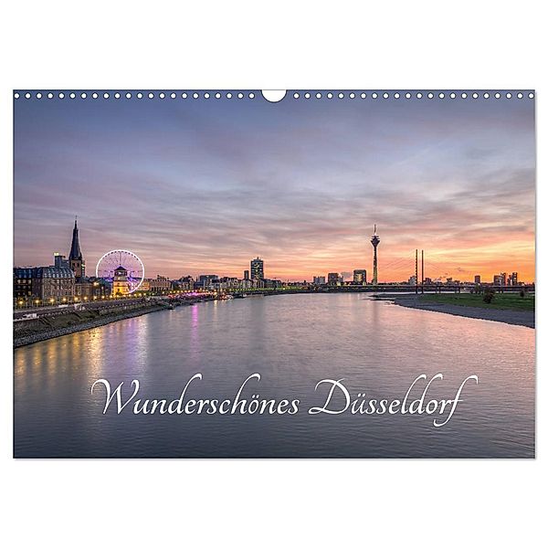 Wunderschönes Düsseldorf (Wandkalender 2024 DIN A3 quer), CALVENDO Monatskalender, Michael Valjak