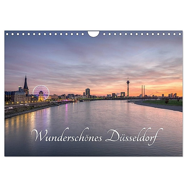 Wunderschönes Düsseldorf (Wandkalender 2024 DIN A4 quer), CALVENDO Monatskalender, Michael Valjak