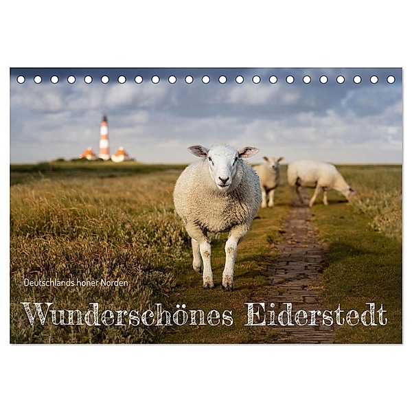 Wunderschönes Eiderstedt (Tischkalender 2024 DIN A5 quer), CALVENDO Monatskalender, Ulla Moswald