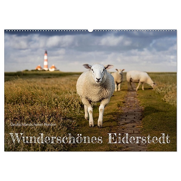 Wunderschönes Eiderstedt (Wandkalender 2024 DIN A2 quer), CALVENDO Monatskalender, Ulla Moswald