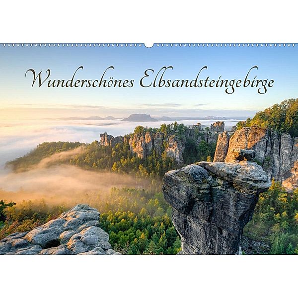 Wunderschönes Elbsandsteingebirge (Wandkalender 2023 DIN A2 quer), Michael Valjak