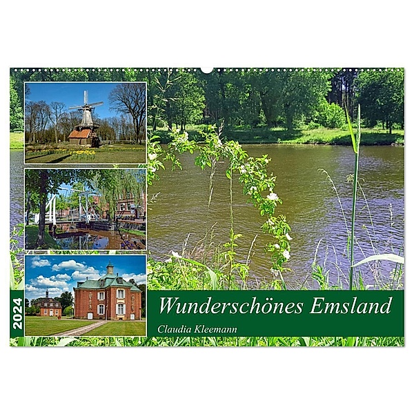 Wunderschönes Emsland (Wandkalender 2024 DIN A2 quer), CALVENDO Monatskalender, Claudia Kleemann