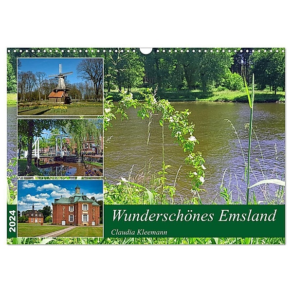 Wunderschönes Emsland (Wandkalender 2024 DIN A3 quer), CALVENDO Monatskalender, Claudia Kleemann