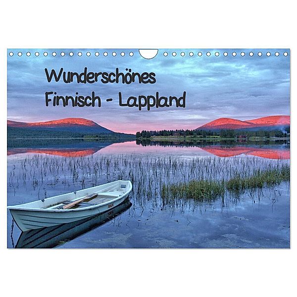 Wunderschönes Finnisch - Lappland (Wandkalender 2024 DIN A4 quer), CALVENDO Monatskalender, Anke Thoschlag