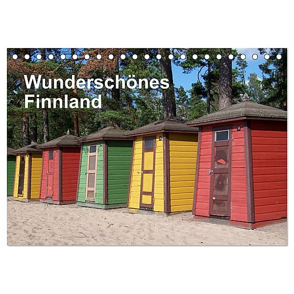 Wunderschönes Finnland (Tischkalender 2024 DIN A5 quer), CALVENDO Monatskalender, Anke Thoschlag