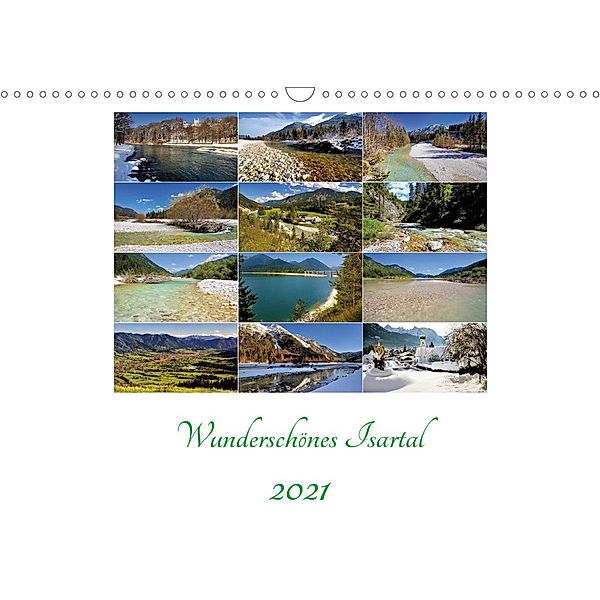 Wunderschönes Isartal 2021 (Wandkalender 2021 DIN A3 quer), Ludwig Gschirr