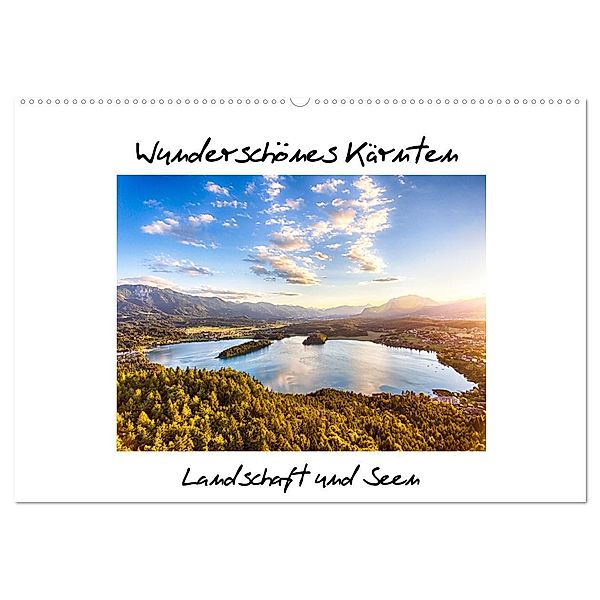 Wunderschönes Kärnten. Landschaft und Seen. (Wandkalender 2024 DIN A2 quer), CALVENDO Monatskalender, Martin Dworschak