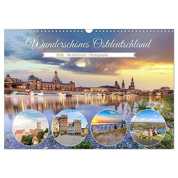 Wunderschönes Ostdeutschland (Wandkalender 2025 DIN A3 quer), CALVENDO Monatskalender, Calvendo, Tilo Grellmann Photography