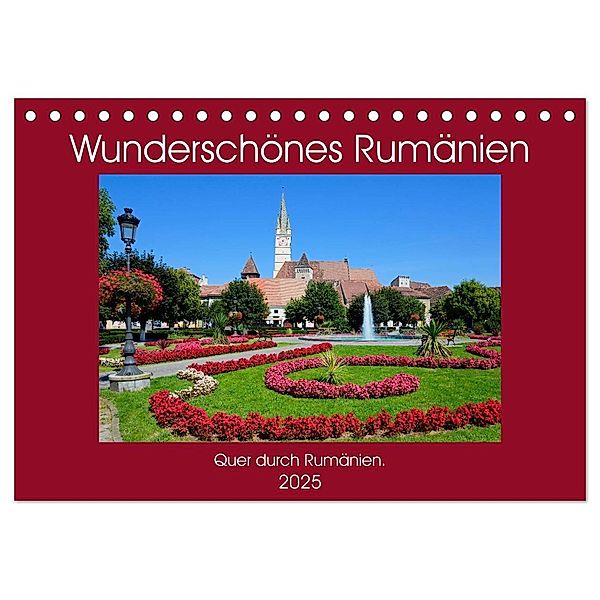 Wunderschönes Rumänien (Tischkalender 2025 DIN A5 quer), CALVENDO Monatskalender, Calvendo, Frauke Scholz