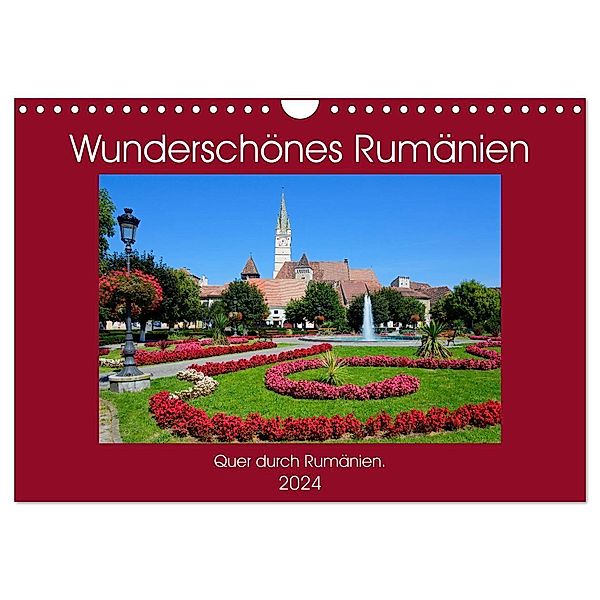 Wunderschönes Rumänien (Wandkalender 2024 DIN A4 quer), CALVENDO Monatskalender, Frauke Scholz