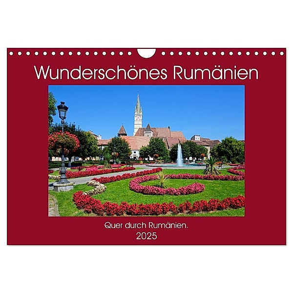 Wunderschönes Rumänien (Wandkalender 2025 DIN A4 quer), CALVENDO Monatskalender, Calvendo, Frauke Scholz