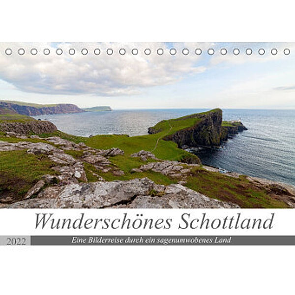 Wunderschönes Schottland - Bilderreise durch ein sagenumwobenes Land (Tischkalender 2022 DIN A5 quer), TJPhotography