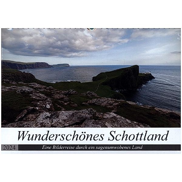 Wunderschönes Schottland - Bilderreise durch ein sagenumwobenes Land (Wandkalender 2024 DIN A4 quer), CALVENDO Monatskalender, TJPhotography