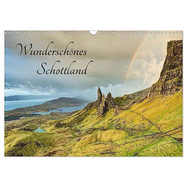 Wunderschönes Schottland (Wandkalender 2024 DIN A3 quer), CALVENDO Monatskalender, Michael Valjak