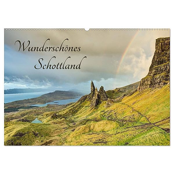 Wunderschönes Schottland (Wandkalender 2025 DIN A2 quer), CALVENDO Monatskalender, Calvendo, Michael Valjak