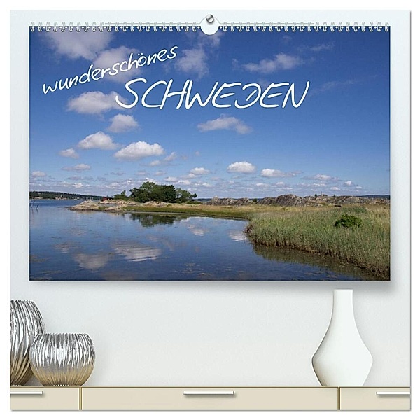 Wunderschönes Schweden (hochwertiger Premium Wandkalender 2024 DIN A2 quer), Kunstdruck in Hochglanz, Daphne Schmidt
