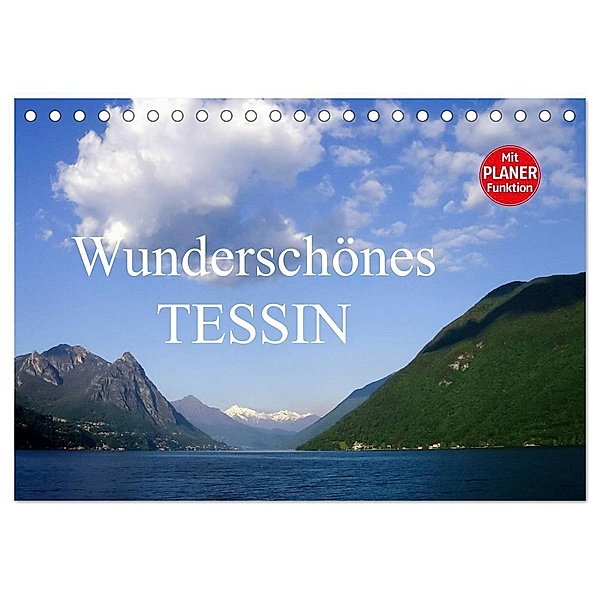 Wunderschönes Tessin (Tischkalender 2024 DIN A5 quer), CALVENDO Monatskalender, Anette/Thomas Jäger