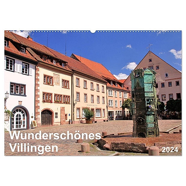 Wunderschönes Villingen (Wandkalender 2024 DIN A2 quer), CALVENDO Monatskalender, Thomas Daum