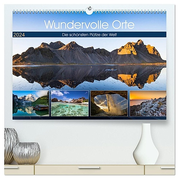 Wundervolle Orte (hochwertiger Premium Wandkalender 2024 DIN A2 quer), Kunstdruck in Hochglanz, Timo Breidenstein