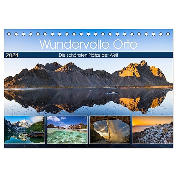 Wundervolle Orte (Tischkalender 2024 DIN A5 quer), CALVENDO Monatskalender, Timo Breidenstein
