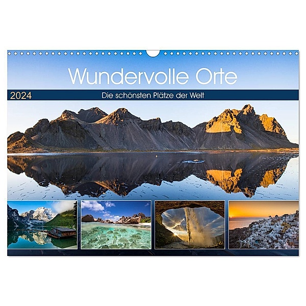 Wundervolle Orte (Wandkalender 2024 DIN A3 quer), CALVENDO Monatskalender, Timo Breidenstein