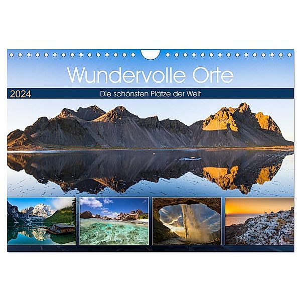 Wundervolle Orte (Wandkalender 2024 DIN A4 quer), CALVENDO Monatskalender, Timo Breidenstein