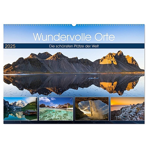 Wundervolle Orte (Wandkalender 2025 DIN A2 quer), CALVENDO Monatskalender, Calvendo, Timo Breidenstein