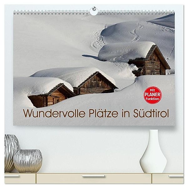 Wundervolle Plätze in Südtirol (hochwertiger Premium Wandkalender 2024 DIN A2 quer), Kunstdruck in Hochglanz, Georg Niederkofler