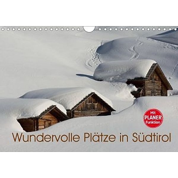 Wundervolle Plätze in Südtirol (Wandkalender 2020 DIN A4 quer), Georg Niederkofler