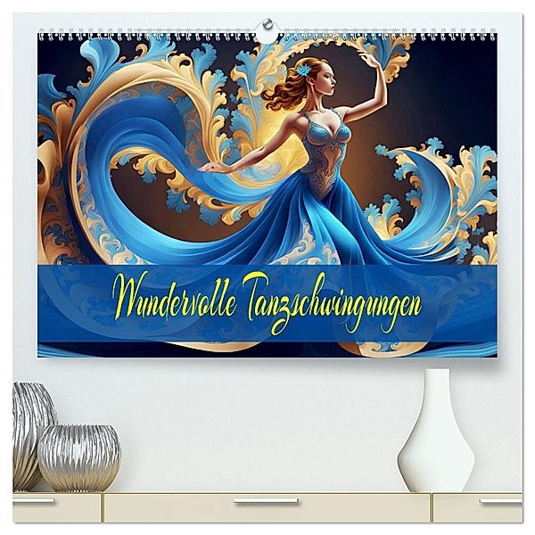 Wundervolle Tanzschwingungen (hochwertiger Premium Wandkalender 2025 DIN A2 quer), Kunstdruck in Hochglanz, Calvendo, Dusanka Djeric