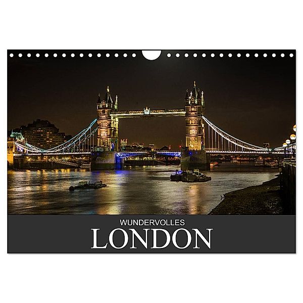 Wundervolles London (Wandkalender 2024 DIN A4 quer), CALVENDO Monatskalender, Dirk Meutzner