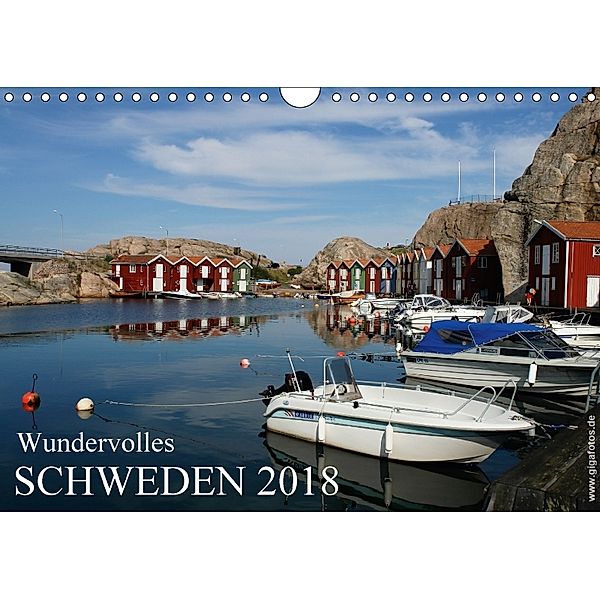 Wundervolles Schweden 2018 (Wandkalender 2018 DIN A4 quer), Werner Prescher