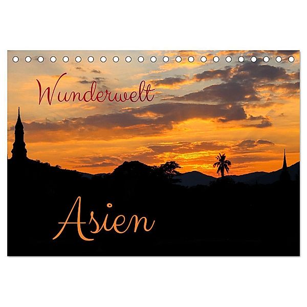 Wunderwelt Asien (Tischkalender 2024 DIN A5 quer), CALVENDO Monatskalender, photografie-iam
