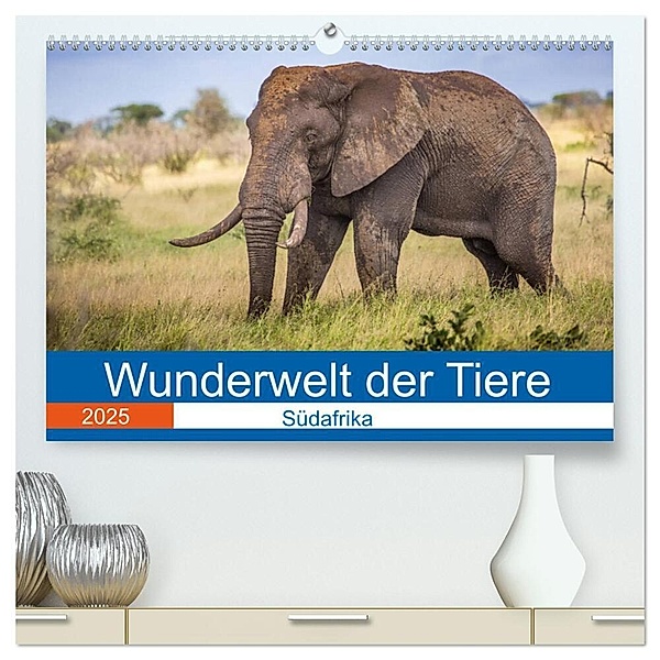 Wunderwelt der Tiere - Südafrika (hochwertiger Premium Wandkalender 2025 DIN A2 quer), Kunstdruck in Hochglanz, Calvendo, Dirk Fritsche (Five-Birds Photography - www.5bp.de)
