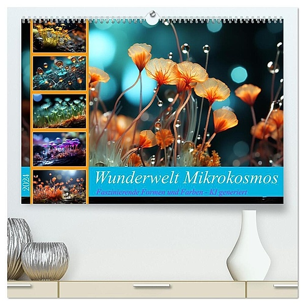 Wunderwelt Mikrokosmos (hochwertiger Premium Wandkalender 2024 DIN A2 quer), Kunstdruck in Hochglanz, Cathrin Illgen