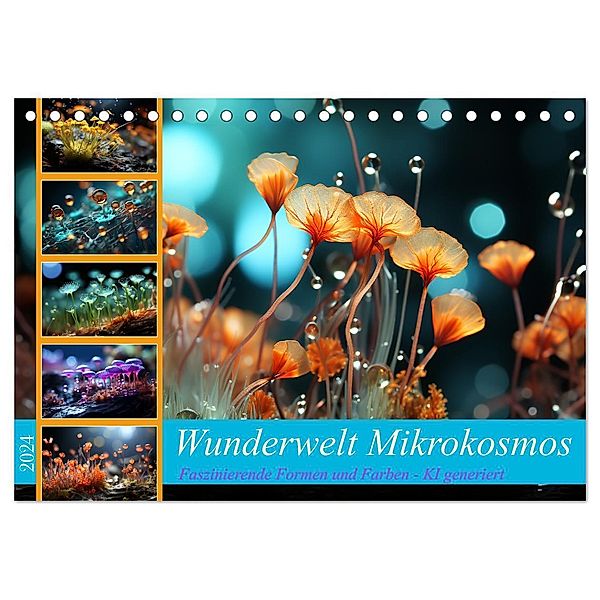 Wunderwelt Mikrokosmos (Tischkalender 2024 DIN A5 quer), CALVENDO Monatskalender, Cathrin Illgen