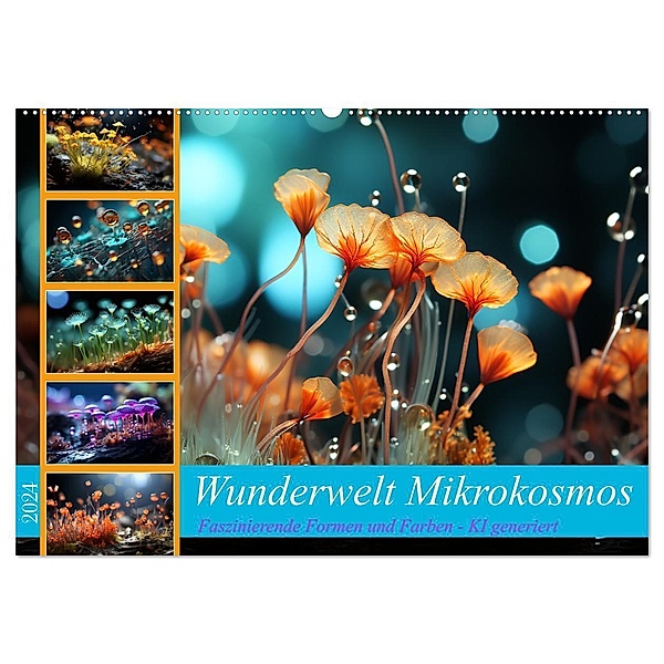 Wunderwelt Mikrokosmos (Wandkalender 2024 DIN A2 quer), CALVENDO Monatskalender, Cathrin Illgen