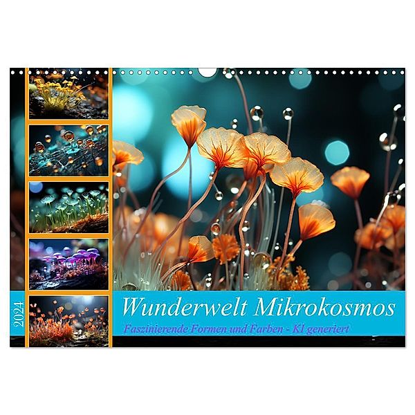 Wunderwelt Mikrokosmos (Wandkalender 2024 DIN A3 quer), CALVENDO Monatskalender, Cathrin Illgen