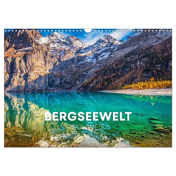 Wunderwelt Schweiz (Wandkalender 2025 DIN A3 quer), CALVENDO Monatskalender, Calvendo, SIMON SCHUHMACHER