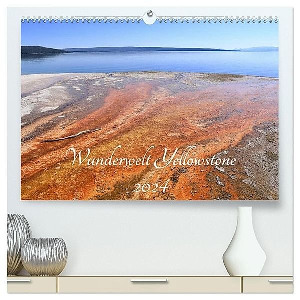 Wunderwelt Yellowstone 2024 (hochwertiger Premium Wandkalender 2024 DIN A2 quer), Kunstdruck in Hochglanz, Holm Anders