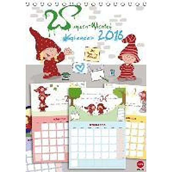 Wunsch-Wichtel Planer (Tischkalender 2016 DIN A5 hoch), Studio B