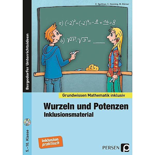 Wurzeln und Potenzen - Inklusionsmaterial, m. 1 CD-ROM, Cathrin Spellner, Christian Henning, Michael Körner