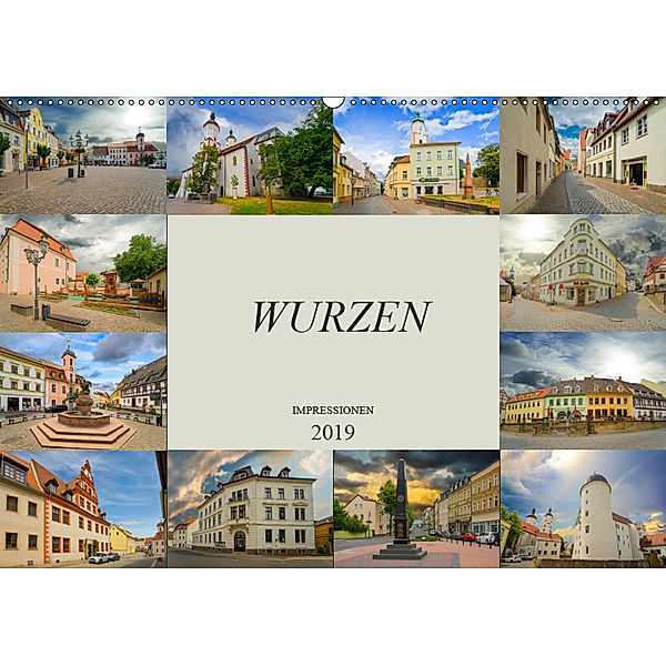 Wurzen Impressionen (Wandkalender 2019 DIN A2 quer), Dirk Meutzner