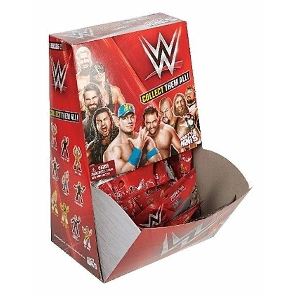 WWE Mini-Figuren Blindpack Sortiment (rollierend) im Thekendisplay