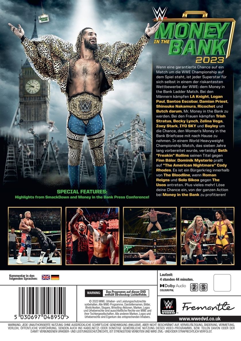 WWE: Money in the Bank 2023 DVD bei Weltbild.de bestellen